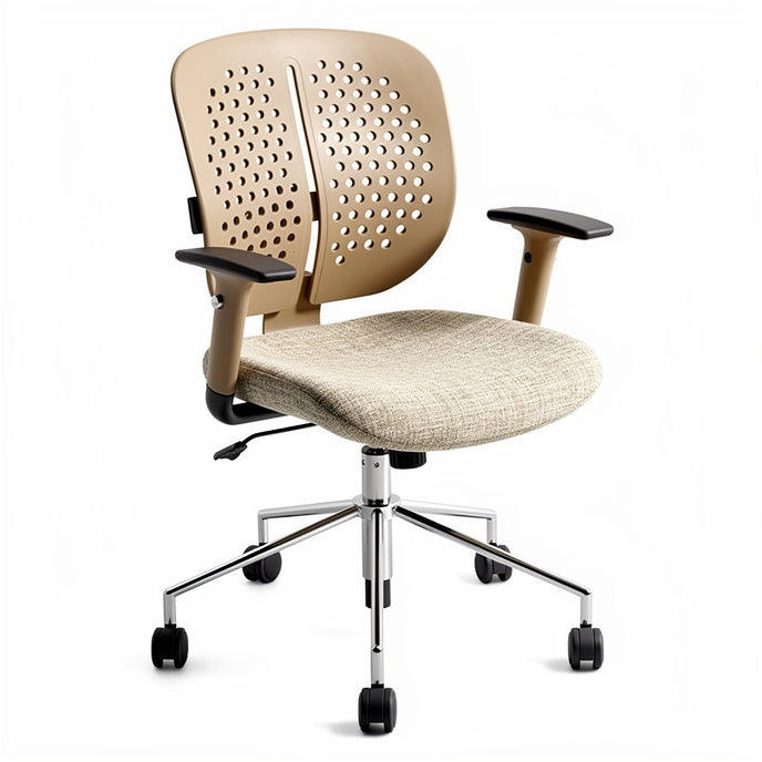 **Ergonomic Office Chair with Breathable Back and Adjustable Features**