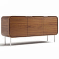 **Mid-Century Modern Wooden Sideboard with Sleek Design**